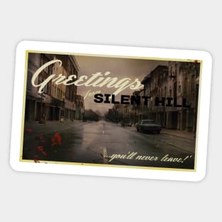 Greetings from Silent Hill Sticker